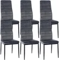 CLP Esszimmerstuhl Mayfair (6er Set), gepolstert mit Vierfußgestell