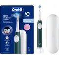 Oral-B iO Series 2 Elektrische Zahnbürste frost green Andruckkontrolle Reiseetui