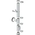 Firefix Edelstahlschornstein-Set Doppelwandig Ø 130 mm