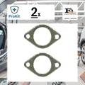 2x ORIGINAL® Fa1 Dichtung, Abgasrohr für Kia CERATO I Schrägheck CARENS II