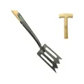DeWit Garten-Spaten Spork mit Löchern für Lehmboden 111 cm