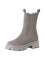 Tamaris Damen Chelsea Leder Blockabsatz Wechselfußbett; GREY, EU 40