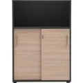Schildmeyer Highboard Metz Schiebetür 113,4 cm x 80,1 cm x 38,2 cm Anthrazit