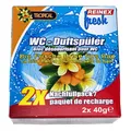 WC-Duftspüler Reinex FRESH Nachfüller 2 x 40 g Tropical die frische wochenlange Brise fürs Bad, Nachfüller