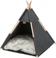 TRIXIE Höhle Tipi - anthrazit - 55 × 65 × 55 cm