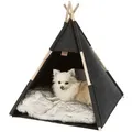 Trixie Tipi Hundehütte Anthrazit Komfortabel