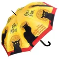 von Lilienfeld Stockregenschirm Regenschirm Chat Noir Katze Kunst Auf-Automatik, Tiermotiv bunt