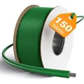 Wiltec - 150 M Mähroboter Begrenzungskabel Ø 2,7 Mm Tcca, Kupferbeschichteter Aluminiumdraht, Leitkabel Für Rasenroboter, Universal Begrenzungsdraht Kompatibel Mit Diversen Rasenmähern