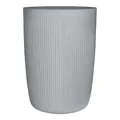 Scheurich Linetto High 54, Hochgefäß/Blumentopf/Pflanzkübel, rund, Farbe: Stony Grey, hergestellt mit recyceltem Kunststoff, 10 Jahre Garantie, für den Außenbereich