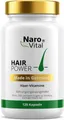 NaroVital Haar Vitamine - Mit Biotin, Zink & Selen für Männer & Frauen - 120 Kapseln, 120 St.