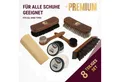 Langlauf Schuhbedarf Reinigungsbürsten-Set Premium Schuhputzset Rosshaar - für die professionelle Schuhpflege