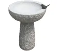 Vogeltränke Granitsäule Granit/Bronze Ø42cm Höhe57cm grau, Dehner