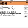 LINDAPTER Hohlraumdübel R 82031 m.6-kantschraube HB 08-2 ( 70/41) A 4