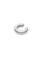 Purelei Sleek Earcuff Damen – Minimalistischer Ohrclip aus Edelstahl Vergoldet oder Silber – Moderner Ohrschmuck ohne Piercing – Zeitloser Basic Ear Cuff (Silver)