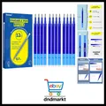 12x Radierbare Ersatzminen 0.7mm | 400m Schreiblänge Blau | Kompatibel mit Pi...