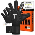 T1TAN Torwarthandschuhe Erwachsene, LEGEND Black-Out, Größe 6-11 schwarz 6