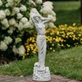 Venus auf Wasserspiel  Steinfigur 72 cm 15 kg Grau Weißbeton frostsicher