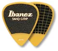 Ibanez Sandgrip Plektren PA14MSG-YE, 6er Pack, 0,80 mm, gelb, Grip Wizard