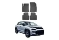 OMAC Auto-Fußmatten für Citroen C3 Aircross 2018-2024 Gummi Schwarz 4 tlg (4 St), für Citroen C3 Aircross 2018-2024 Citroen C3 Aircross 2018-2024, Antirutsch,Wasserfest,Einfache Installation