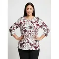 Witt T-Shirt Print-Shirt 3/4-Arm beige 48