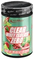 IronMaxx Clear Whey Isolate Zero - Strawberry Mojito 400g Dose | Klares Molkenprotein-Isolat ohne Zucker | Laktosefreies Clear Protein | Protein Limonade mit fruchtig-erfrischendem Geschmack