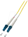 O0948.3 - Simplex LWL Patchkabel LC-LC G657.A2 3 m 2 mm Gelb 9/125µm