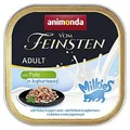 animonda vom Feinsten Katzenfutter nass Milkies mit Pute in Joghurtsauce (32 x 100g), getreidefreies Katzen Nassfutter ohne Zucker, mit frischen, fleischigen Zutaten
