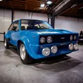 Fiat 131 Abarth 1980 blau Modellauto 1:18 ixo models