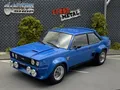 Fiat 131 Abarth blau ixo im Maßstab 1:18 OVP NEU