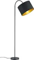 TRIO LEUCHTEN Stehlampe "Hostel", gold (schwarz, goldfarben), 1, Ø 35cm H: 156cm, Leuchten, Schirm flexibel einstellbar, Stehlampe