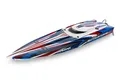 TRAXXAS SPARTAN rot 36-Zoll Rennboot mit Self-Righting / TRX103076-4-RED