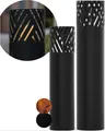 Bentson Windlicht Windlichtsäule (2er Set, 75 cm &  95 cm, 2 St., Outdoor Garten-/Balkondeko), Erhältlich in Schwarz & Rost-Design