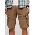 Superdry für Herren. M7110433A Cargo-Shorts Core braun (30), Lässig, Baumwolle