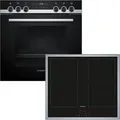 SIEMENS Induktions Herd-Set "EQ522DB1ZM" silber (silberfarben)