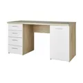 Schreibtisch   ¦ holzfarben ¦ Maße (cm): B: 145 H: 76 T: 60.0