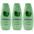 Schauma Shampoo 7 Kräuter 3 x 400ml für normales - schnell fettendes Haar vegan