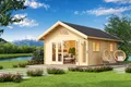 Gartenhaus Blockhaus  Satteldach 40 mm Caroline 2.3 mit Schlafboden Lasita