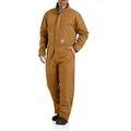 Carhartt Washed Duck Insulated Coverall, Farbe: Carhartt Brown, Größe: 4XL