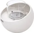 FIRENZE Ethanol Fire Bowl Small - Cream White | Kompakte Design-Feuerstelle | Bioethanol | Für Balkon & kleine Räume | Handlich & stilvoll