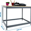 Arbeitstisch und Montage aus Metall ohne Parafuses SIMONWORK BASIC 1 901245-1 GRAU/HOLZ