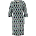 Cartoon Midikleid Kleid Kurz 36 EU