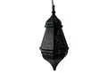 Marrakesch Orient & Mediterran Interior Pendelleuchte Leuchte Salma Schwarz, Orientalische Pendelleuchte aus Metall 40 cm, Handarbeit