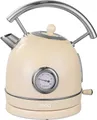 MOA Retro Wasserkocher Creme - Elektrisch - Edelstahl - EK4TC