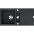 Franke Strata STG 651-86 Einbau-Spüle Fragranit Onyx Siebkorb- Excenterventil