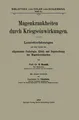 Magenkrankheiten durch Kriegseinwirkungen Wilhelm Schultzen