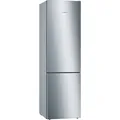 Bosch Kombinierter kühlschrank 60cm 337l a +++ gerührter edelstahl