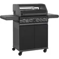 Juskys BBQ Gasgrill Savannah mit 4 Brennern & 1 Seitenbrenner