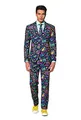 OppoSuits Lustiger Casino-Partyanzug für Herren - Mr. Vegas - Komplette Las Vegas-Kostüme mit Jacke, Hose und Krawatte - Größe EU 50