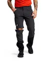 RevolutionRace RVRC GP Pro Stretch Zip-Off Pants für Herren, Wandelbare Wanderhosen für Outdoor-Aktivitäten, Anthracite/Black, M