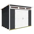weka Gartenhaus 264 Gr. 3, 21 mm, anthr., BxT: 330x249 cm schwarz